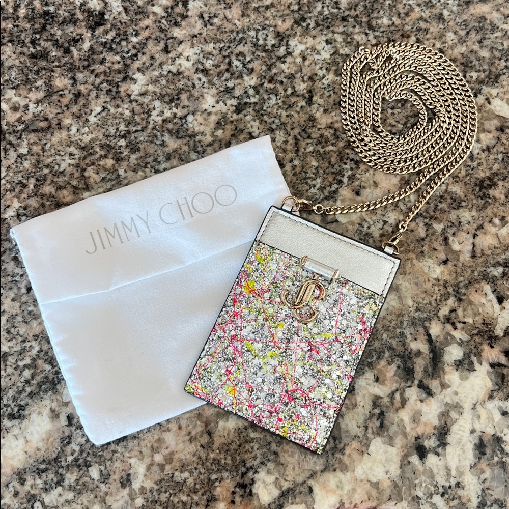 Jimmy Choo Crossbody Card Holder